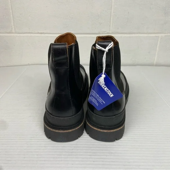 NEW BIRKENSTOCK Prescott‎ Slip On Boots Men Oiled Leather - Black EU 46 13-13.5